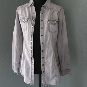 Nine West Vintage American Jean Button down Shirt